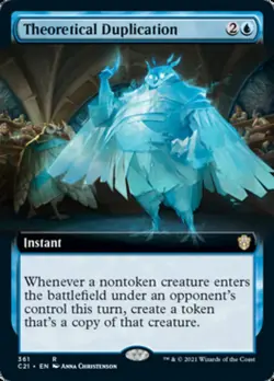 Theoretical Duplication (Extended) [Commander 2021] Magic MTG - Image 1