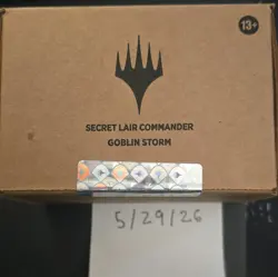 Magic: The Gathering Secret Lair Commander Goblin Storm Deck. Ships Immediately - Image 1