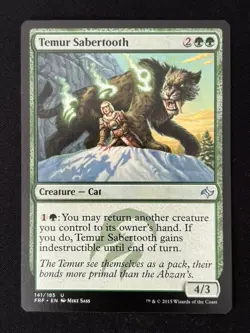 1x MTG Temur Sabertooth - Fate Reforged (FRF) #141 - Magic the Gathering - Image 3