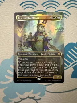 Ms. Bumbleflower (Borderless) Commander: Bloomburrow Foil - Image 1