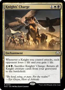 Knights' Charge [March of the Machine Commander] Magic MTG - Image 1