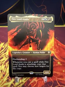 Fire Lord Azula (0334) (Borderless) TLA 334 Normal English NM - MTG - Image 1