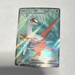 Pokemon Latias ex 220/191 Ultra Rare Holo Sv08 Surging Sparks 210 HP English - Image 1