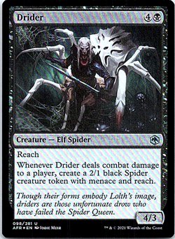 Drider Foil Adventures In The Forgotten Realms NM - Image 1