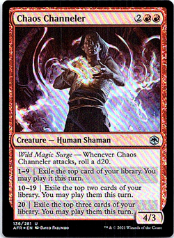 Chaos Channeler Foil Adventures In The Forgotten Realms NM - Image 1