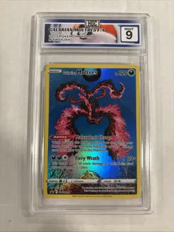 2023 Pokemon Galarian Moltres F/A Promo #swsh284 HGC 9 (sb3) - Image 1