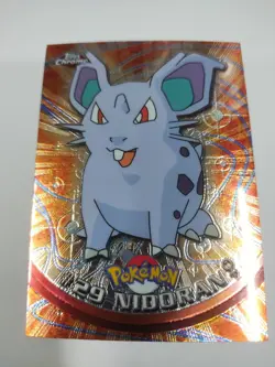 MINT 2000 Topps Chrome Pokemon: Nidoran #29 - - Image 1