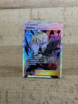 Pokemon TCG Gladion Full Art Ultra Rare Holo 109/111 Crimson Invasion - Image 1