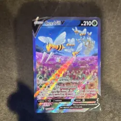 Pokemon TCG Holo 4-Card Lot Beedrill V Mew VMAX Blaziken V Rayquaza VMAX - Image 2