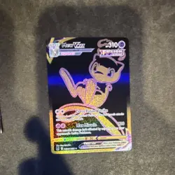Pokemon TCG Holo 4-Card Lot Beedrill V Mew VMAX Blaziken V Rayquaza VMAX - Image 3