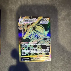 Pokemon TCG Holo 4-Card Lot Beedrill V Mew VMAX Blaziken V Rayquaza VMAX - Image 4