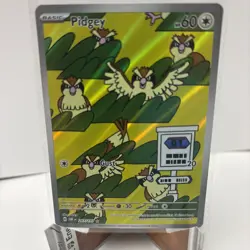 Pidgey 207/197 Pokemon TCG SV03: Obsidian Flames Illustration Rare Near Mint - Image 1