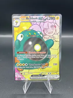 Ionos Bellibolt ex 172/159 Pokemon Journey Together Ultra Rare Full Art - Image 1