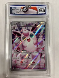 2025. Pokemon Wigglytuff Illustration Rare #105 HGC 9.5 (sb3) - Image 1