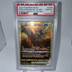PSA 10 Origin Forme Dialga VSTAR #GG68/GG70 Pokemon Crown Zenith 2023 - Image 1