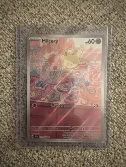 Pokemon Milcery Illustration Rare Holo Sv07 Stellar Crown 152/142 English 60 HP - Image 1