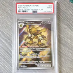 Pokemon Alakazam 009 Me: Mega Evolution Promo Holo PSA 9 English - Image 1