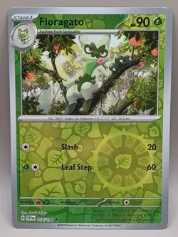 014/198 Floragato Reverse Holo Uncommon Scarlet and Violet Pokemon TCG - Image 1