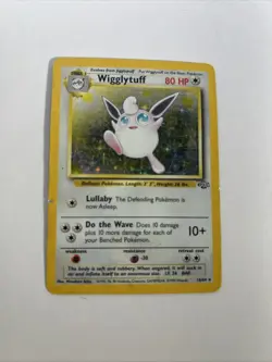 1999 Pokemon TCG Wigglytuff Jungle Set 16/64 WotC Holo Rare Vintage - Image 1