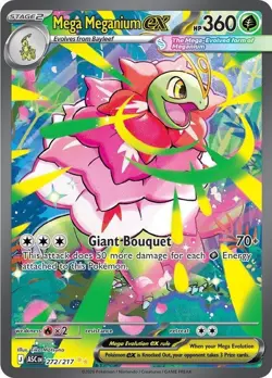 Pokemon MEGA MEGANIUM EX 272/217 - Ascended Heroes - SPECIAL ILLUSTRATION RARE - Image 1
