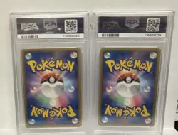 2010 Pokemon Japanese Black & White Full Art Zekrom & Reshiram PSA 9 Set 1st Ed. - Image 2