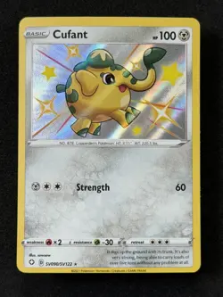 2021 TCG Pokemon #SV090/SV122 Cufant Holo Shining Fates Shiny Vault - Image 2