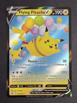 2021 Pokemon Celebrations Flying Pikachu V 006/025 NM - Image 1
