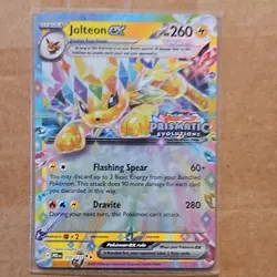 The Pokemon Company Jolteon ex Prismatic Evolutions 030/131 Promo Holo 260 HP - Image 1
