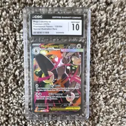 Pokemon Mega Lopunny ex 128/094 Special Rare Holo CGC 10 English - Image 1