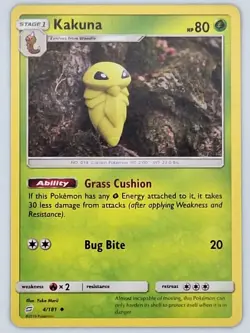 Kakuna 4/181 Pokemon - Sun & Moon Team Up MP - Image 1