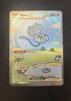 Pokemon TCG Paldean Fates Bubble Mew EX 232/091 Special Illustration Rare SIR NM - Image 1