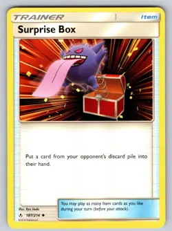 Surprise Box 187/214 Uncommon Unbroken Bonds Pokemon NM - LP - Image 1