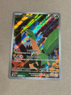 Pokemon Tropius Holo Illustration Rare SV02: Paldea Evolved 195/193 NM - Image 1