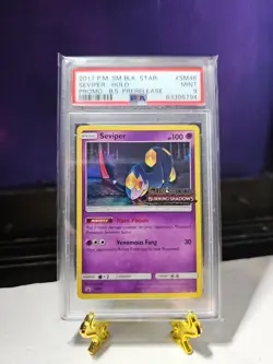 Seviper (Burning Shadows Prerelease) Pokemon Sun & Moon Black Star Promo 14dq - Image 2