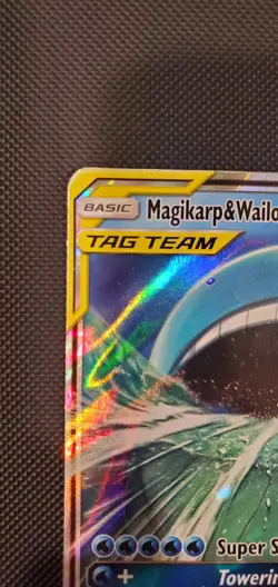 Pokemon TCG Magikarp Wailord Tag Team GX Full Art Holo Promo Card SM166 #SM166 - Image 2
