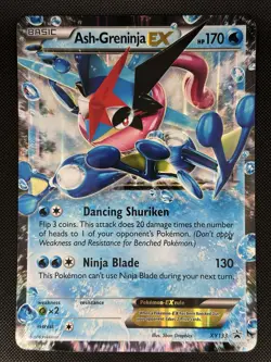 Ash-Greninja EX (XY133) [Jumbo Holo] (LP) - Pokemon - XY Promos ⭐ - Image 1