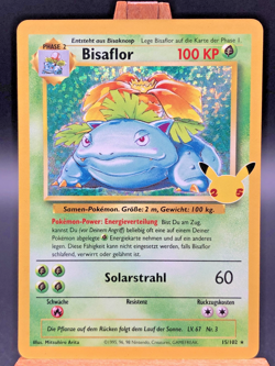 2021 Pokemon Celebrations Bisaflor Venusaur Holo Deutsch German 15/102 NM - Image 1