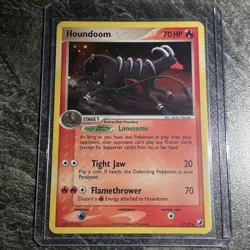Houndoom - 7/115 - Pokemon Ex Unseen Forces Holo Card LP - Image 1