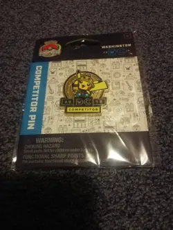 Pokemon World Championships 2019 Washington DC Competitor Pin - Image 1