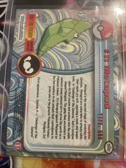 1999 Topps Pokemon Rainbow Foil #11 Metapod Holo Blue Logo 1st Edition Pristine - Image 2