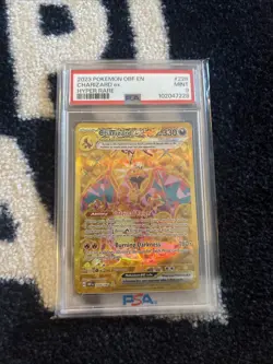 2023 POKEMON OBF EN-OBSIDIAN FLAMES HYPER RARE #228 CHARIZARD EX PSA 9 - Image 1