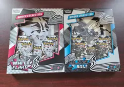 Pokemon Black Bolt and White Flare Binder Collection Bundle Set - Image 1