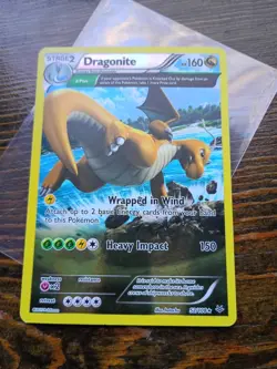Pokemon TCG Dragonite Roaring Skies Holo Rare Card 52/108 Lp- - Image 1