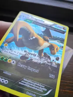 Pokemon TCG Dragonite Roaring Skies Holo Rare Card 52/108 Lp- - Image 2