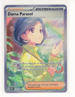 1x ~ESP~ SPANISH Dama Parasol Lady 255 Paradox Rift Pokemon Card (TLB2) - Image 1