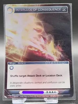 Chaotic Card : Interlude Of Consequence Dawn Of Perim Super Rare Mugic Dmg - Image 1