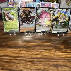 Pokemon TCG Foil Card Lot 4x Forretress ex Ursaluna V Blissey V Regigigas V - Image 1