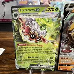 Pokemon TCG Foil Card Lot 4x Forretress ex Ursaluna V Blissey V Regigigas V - Image 2