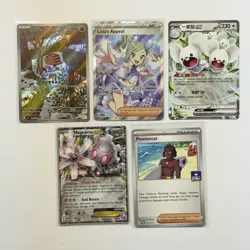 Pokemon Card Lot (5 Cards) - Vintage Full Hyper Ultra Rare IR SIR AR Holo SAR - Image 1
