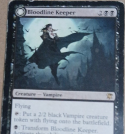 Bloodline Keeper Innistrad Rare Black Vampire Creature Transform 3/3 MTG X3 - Image 1